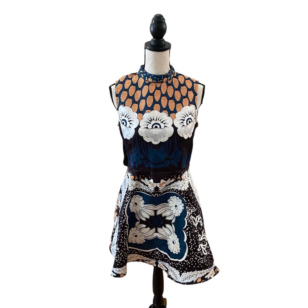 Sleeveless Mock Neck Mini Dress - Picture 1 of 2
